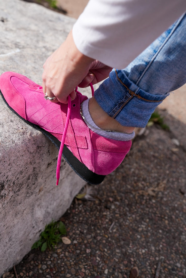 Ultimate Hybrid Dance Shoe (Unisex) - Pink Suede