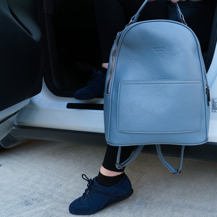 Large Shoe Bag/Backpack - Powder Blue