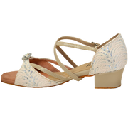 Comfort Single Buckle - Gold Leaf / Tan leather