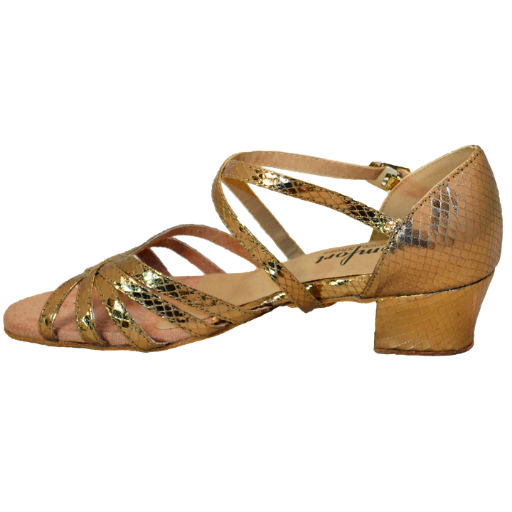 Comfort Strappy - Bronze Snake