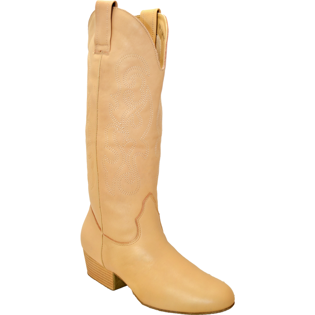 Ultimate - Women's Pro Country Boot - Skintone Leather - No Zipper