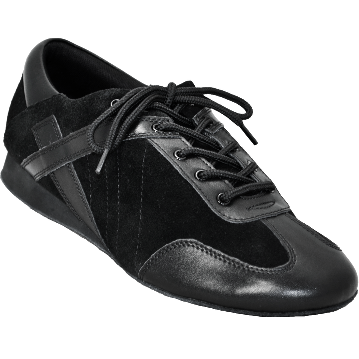 Ultimate Hybrid Dance Shoe (Unisex) - Black Leather / Black Suede