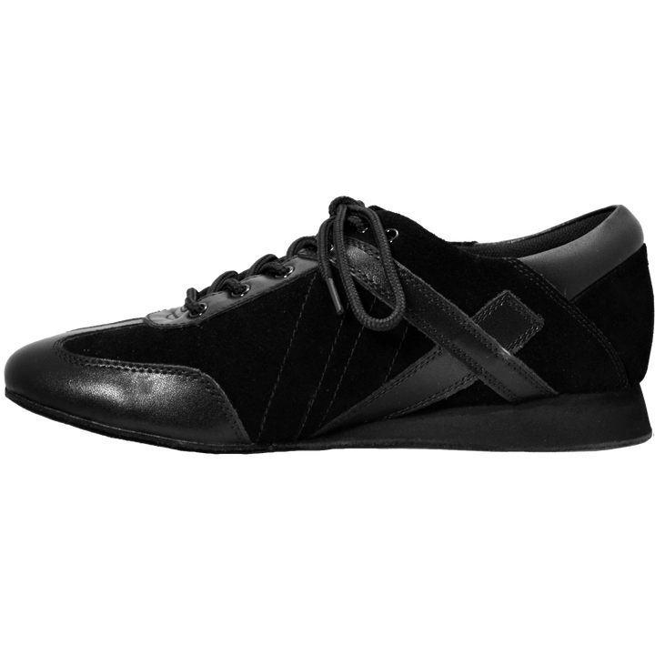 Ultimate Hybrid Dance Shoe (Unisex) - Black Leather / Black Suede