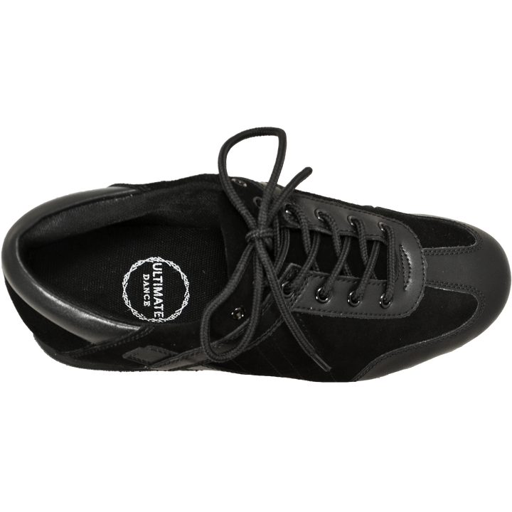 Ultimate Hybrid Dance Shoe (Unisex) - Black Leather / Black Suede