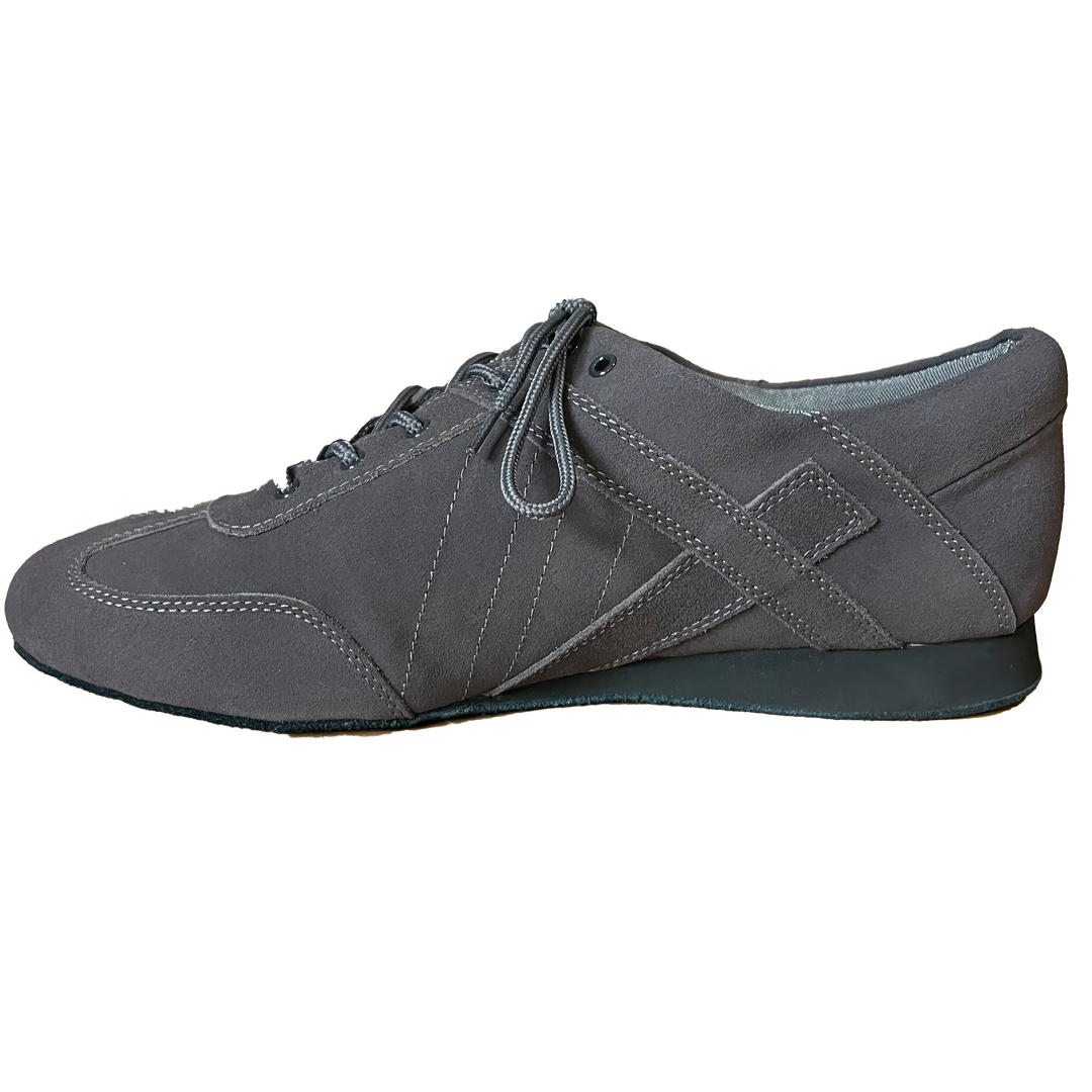 Ultimate Hybrid Dance Shoe (Unisex) - Dark Gray Suede