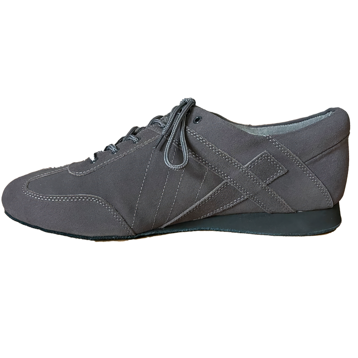 Ultimate Hybrid Dance Shoe (Unisex) - Dark Gray Suede