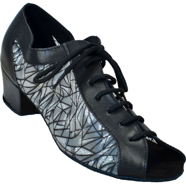 Comfort Classic - Black Leather / Black Silver Mesh