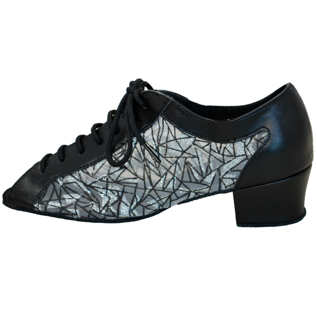 Comfort Classic - Black Leather / Black Silver Mesh