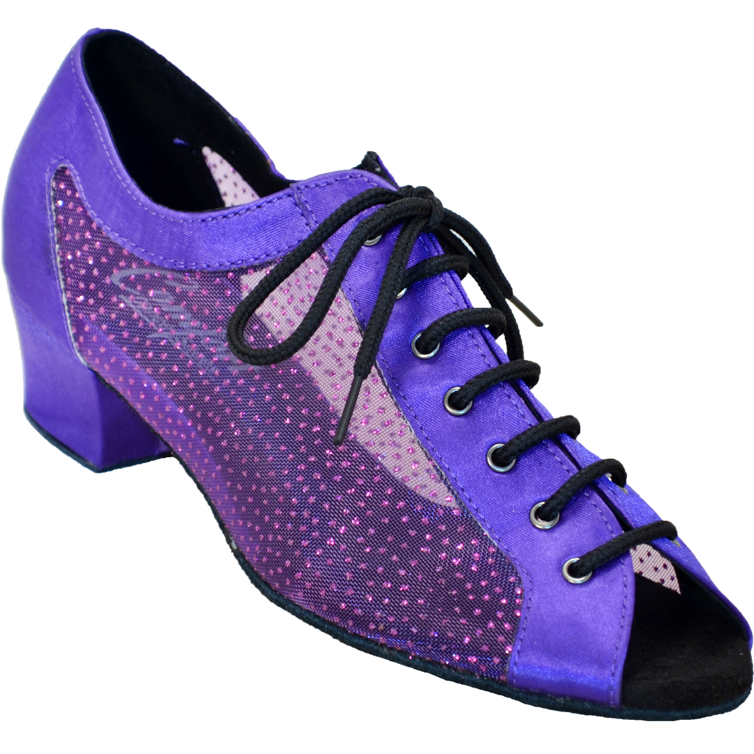 Comfort Classic - Purple Satin / Purple Dot Mesh