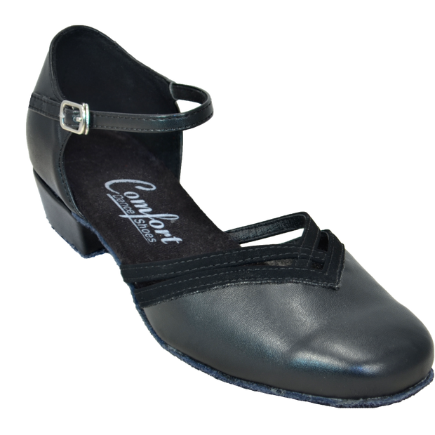 Comfort Shag - Cuero negro / Nubuck negro