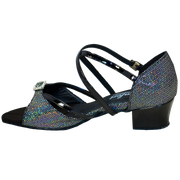 Comfort Single Buckle - Black Dot / Black Patent