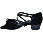 Comfort Single Buckle - Black Nubuck / Black Red Dot Nubuck
