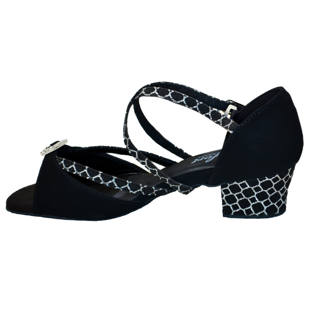 Comfort Single Buckle - Black Nubuck / Black Silver Stone Nubuck
