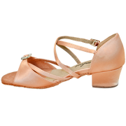 Comfort Single Buckle - Medium Tan Satin