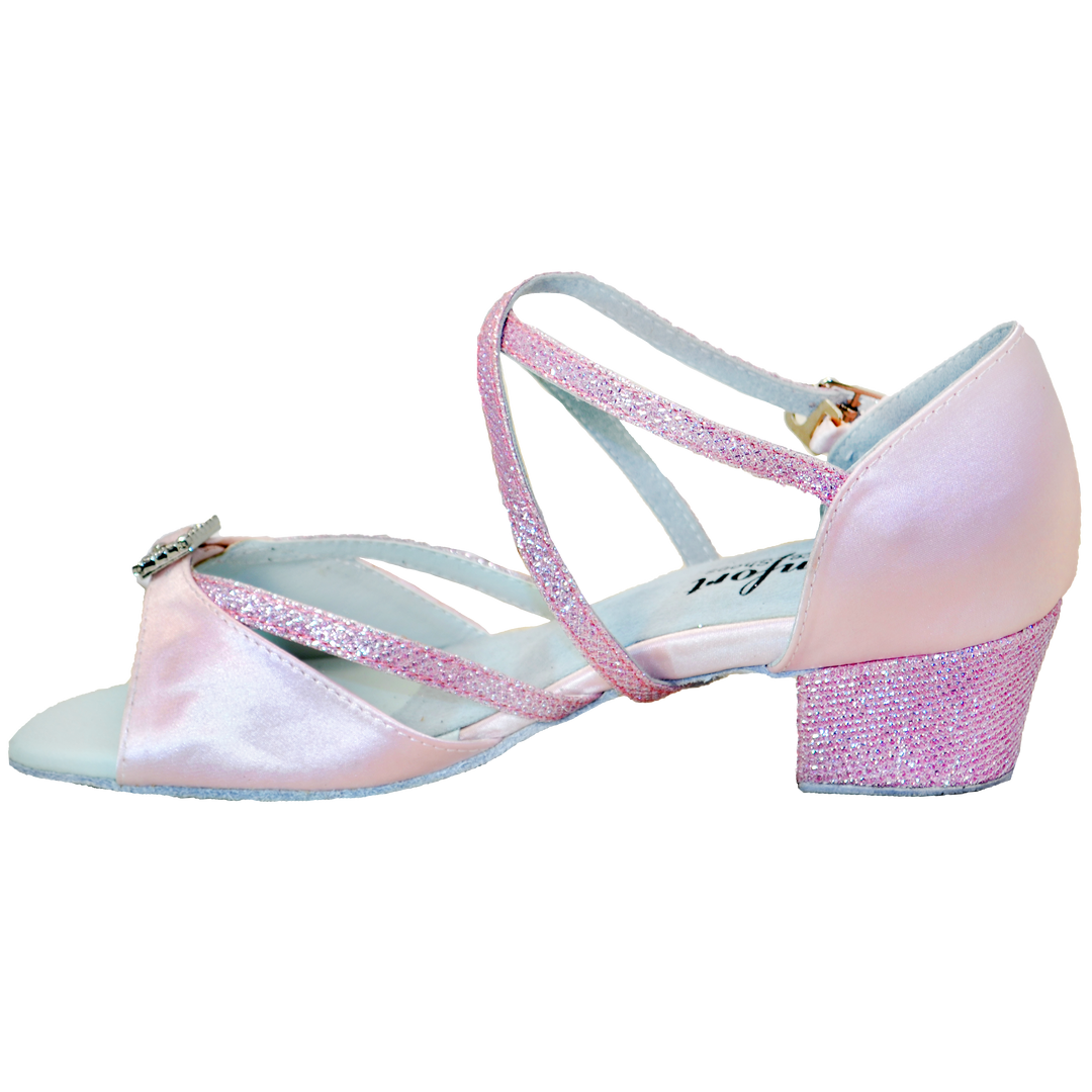 Comfort Single Buckle - Pink Satin / Pink Speckle