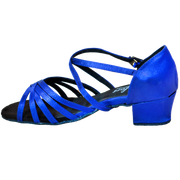 Comfort Strappy - Blue Satin