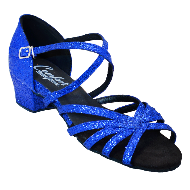 Comfort Strappy - Blue Glitz