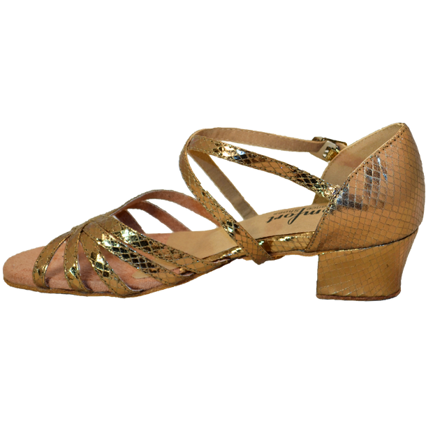 Comfort Strappy - Bronze Snake