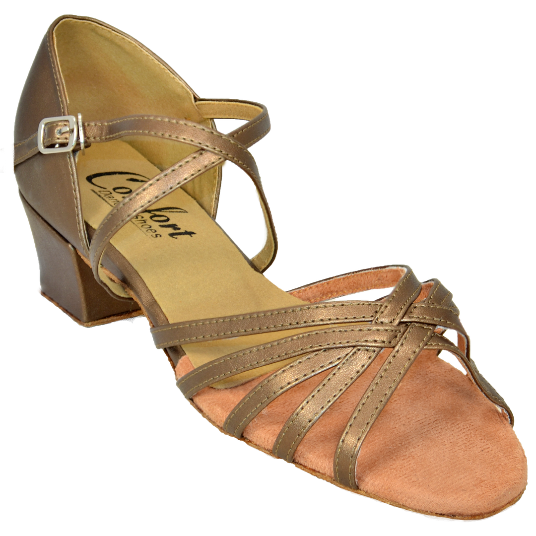 Comfort Strappy - Bronze Leather