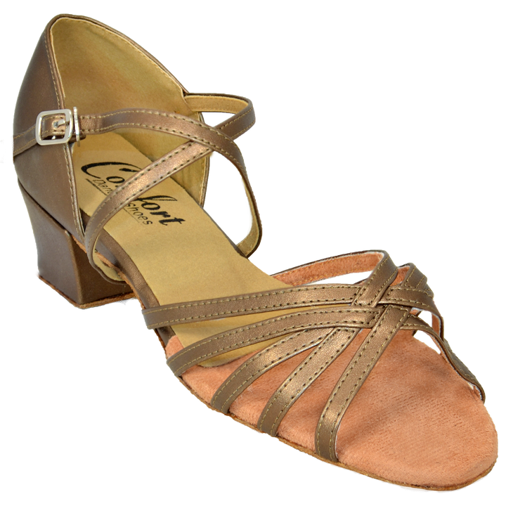 Comfort Strappy - Bronze Leather