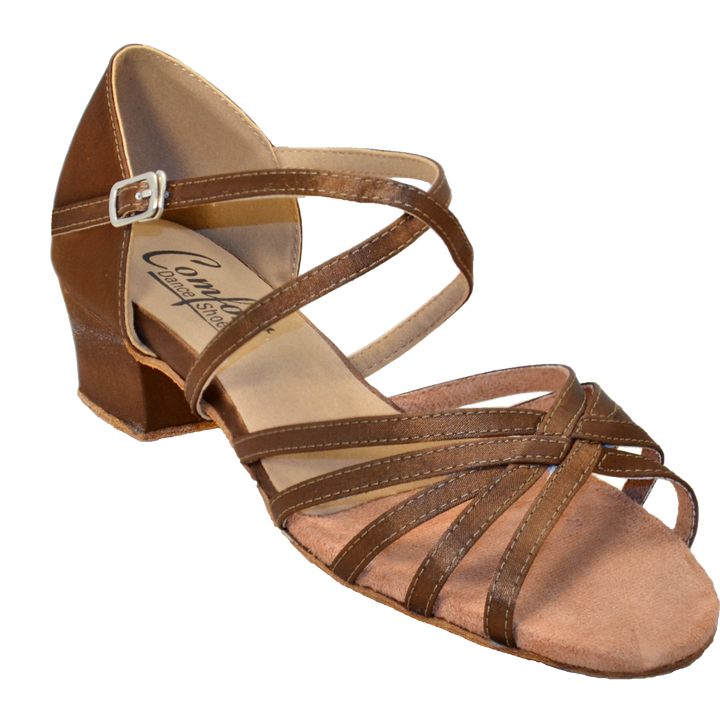 Comfort Strappy - Brown Satin