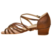 Comfort Strappy - Brown Satin