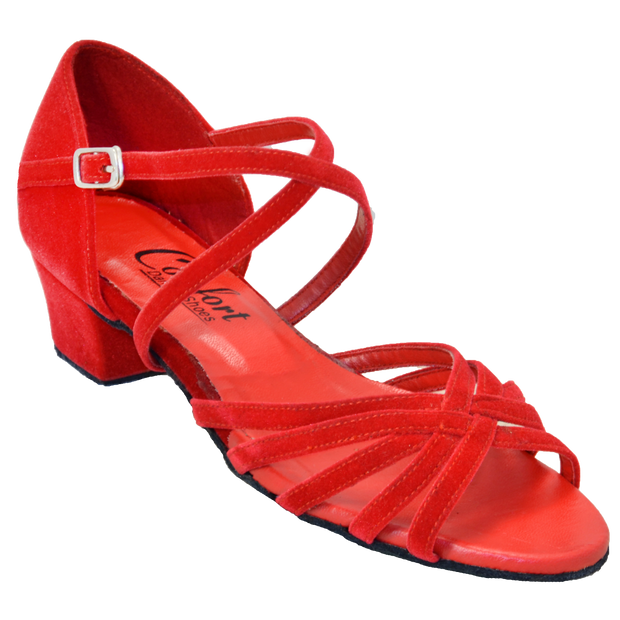 Comfort Strappy - Red Nubuck