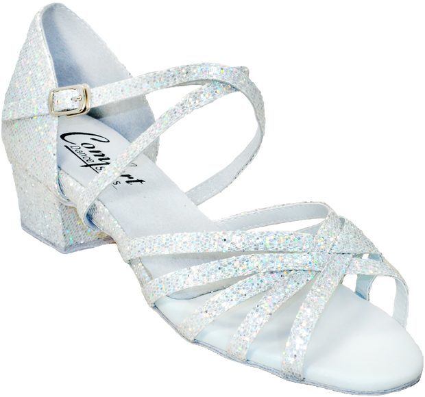 Comfort Strappy - Silver Multi Sparkle