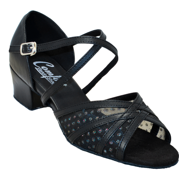Comfort Strappy Mesh - Black Leather / Christmas Mesh