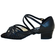 Comfort Strappy Mesh - Black Leather / Christmas Mesh