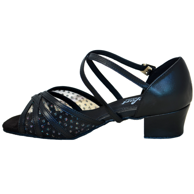 Comfort Strappy Mesh - Black Leather / Christmas Mesh
