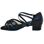 Comfort Strappy Mesh - Black Leather