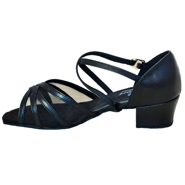 Comfort Strappy Mesh - Black Leather