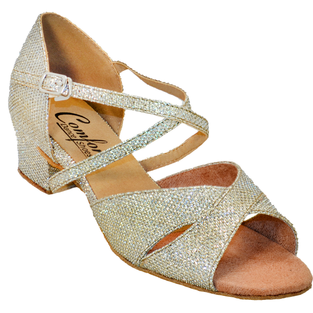 Comfort Wide Cross - Bronze Sparkle Weave