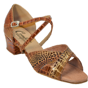 Comfort Wide Cross - Brown Croc