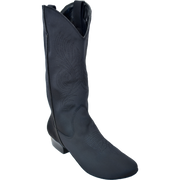 Ultimate - Womens Kissing Zipper Country Boot - Black Lycra