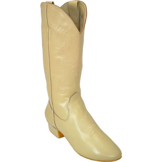 Ultimate - Bota de campo para mujer - Cuero tono piel - SIN cremallera