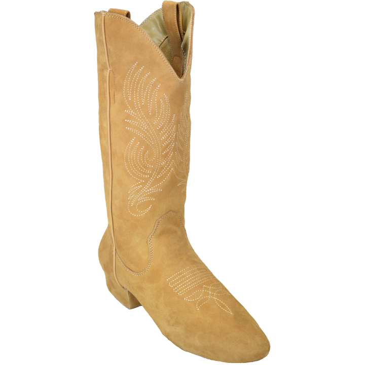 Ultimate - Womens Country Boot - Taupe Suede - Zipper