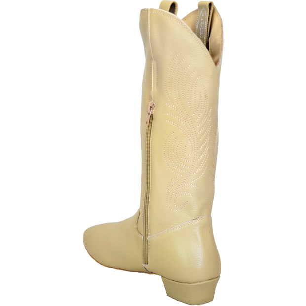 Ultimate - Womens Country Boot - Skintone Leather - Zipper