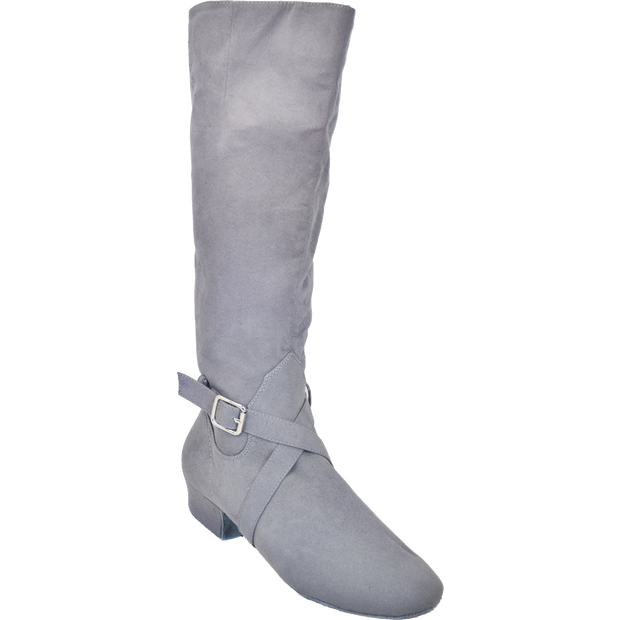 Ultimate Fashion Boot - Tall Lacey - Grey Microsuede