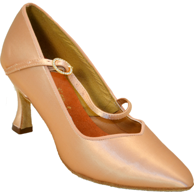International - ICSSS Round Toe - Flesh Satin