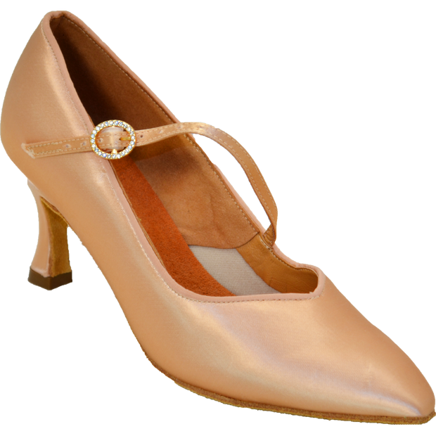 International - ICSSS Round Toe - Flesh Satin